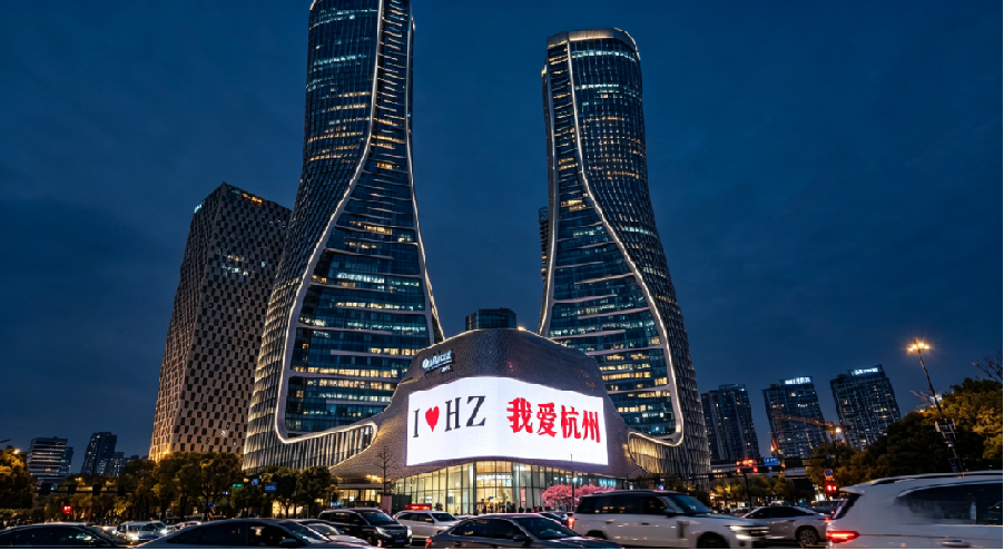 杭州网红大屏刷屏！神秘藏在南宫NG娱乐的2.7毫米小灯珠里