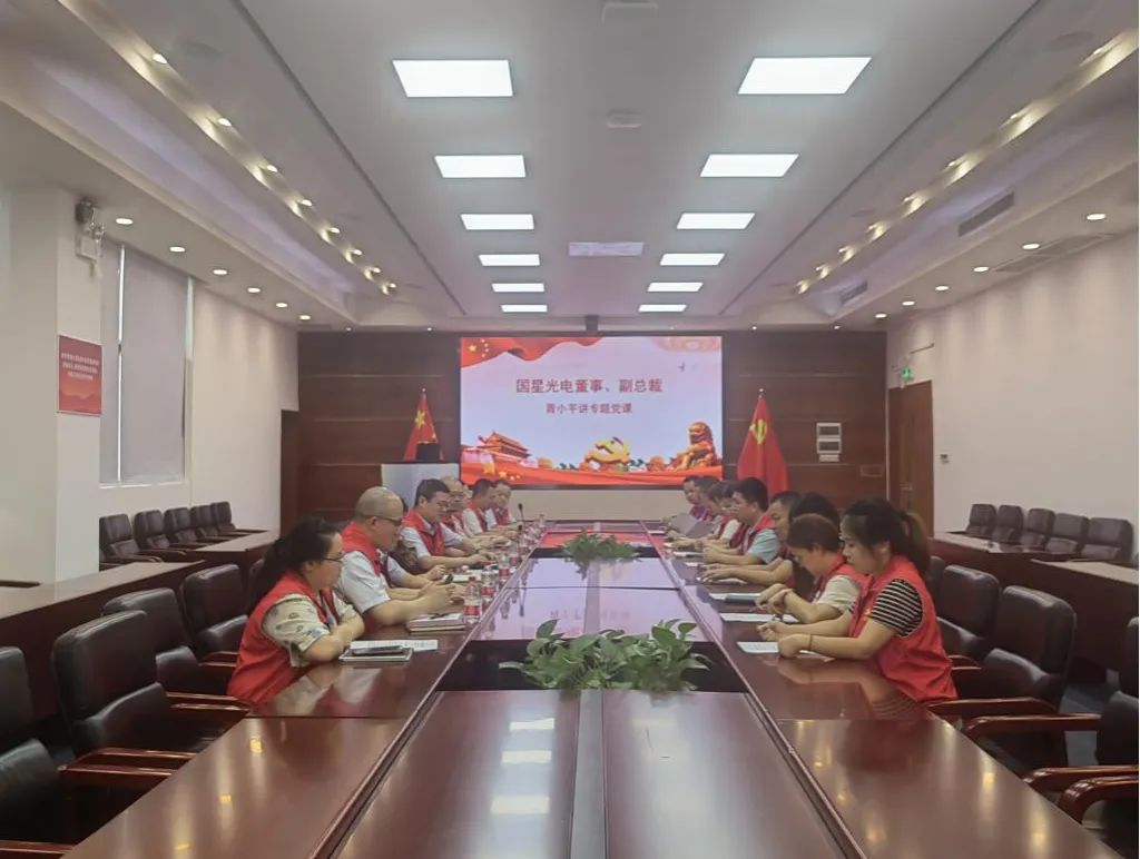 南宫NG娱乐光电董事、副总裁胥小平到白光党支部讲专题党课
