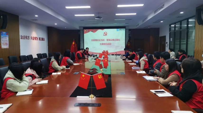南宫NG娱乐半导体党支部开展“击鼓催征正其时，更扬云帆立潮头”主题党日活动
