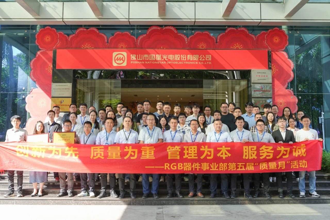 【提质增效】南宫NG娱乐光电RGB器件事业部“质量月”系列活动见实效